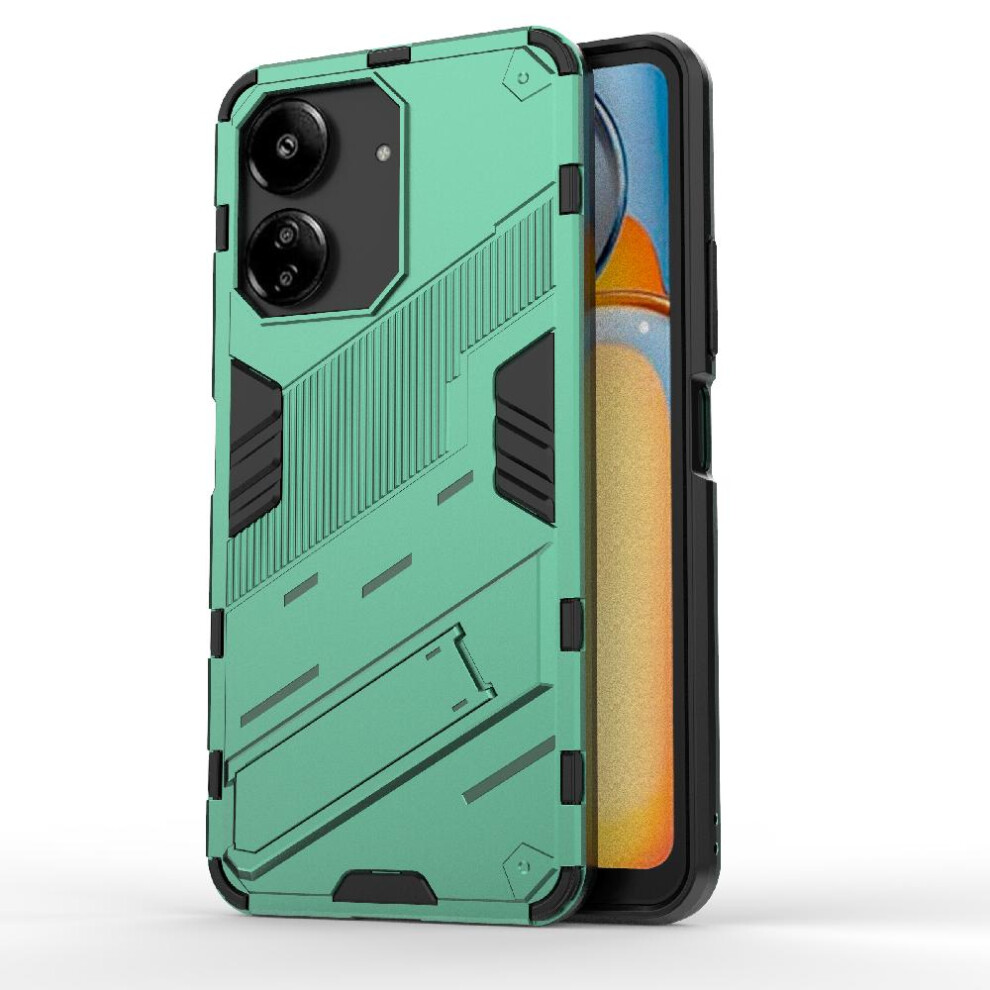 (Green) Case For Xiaomi Redmi 13C 5G Rugged Military Protective Cover Kickstand Green 764762674793