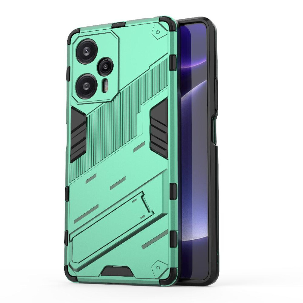 (Green) Case For Xiaomi Poco F5 Protective Cover Rugged Military Kickstand Green 764762675073