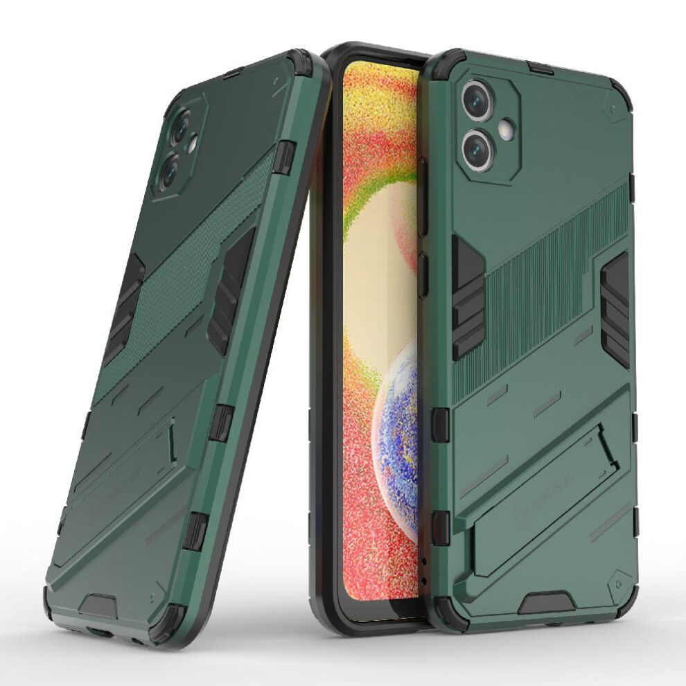 (Green) Case For Samsung Galaxy A04e 4G Protective Cover Kickstand Rugged Military Green 764762675592