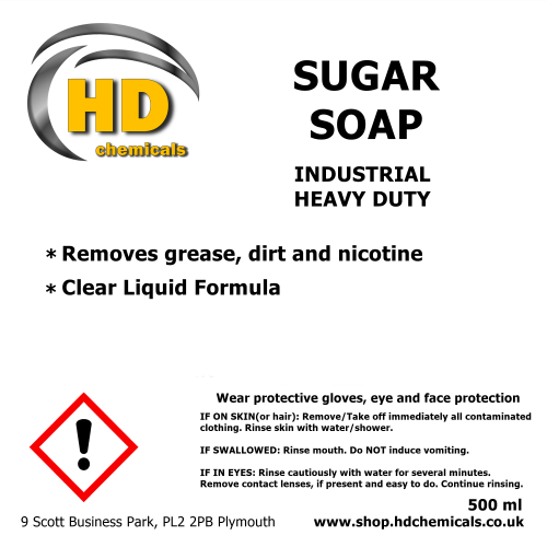 Sugar Soap CLEAR Liquid Pre Paint Surface Cleaner 500ml Ready To Use 1