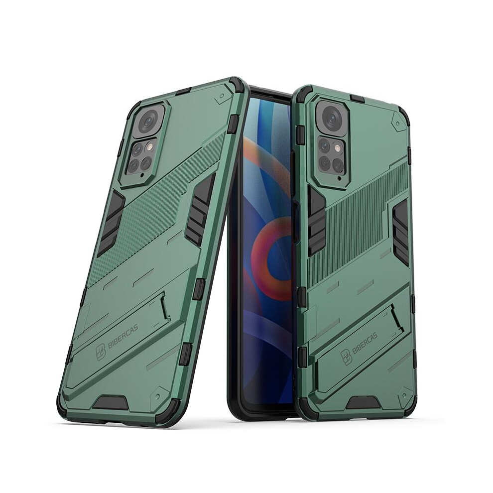 (Green) Case For Xiaomi Redmi Note 11 4G Kickstand Rugged Military Protective Cover Green 764762676230