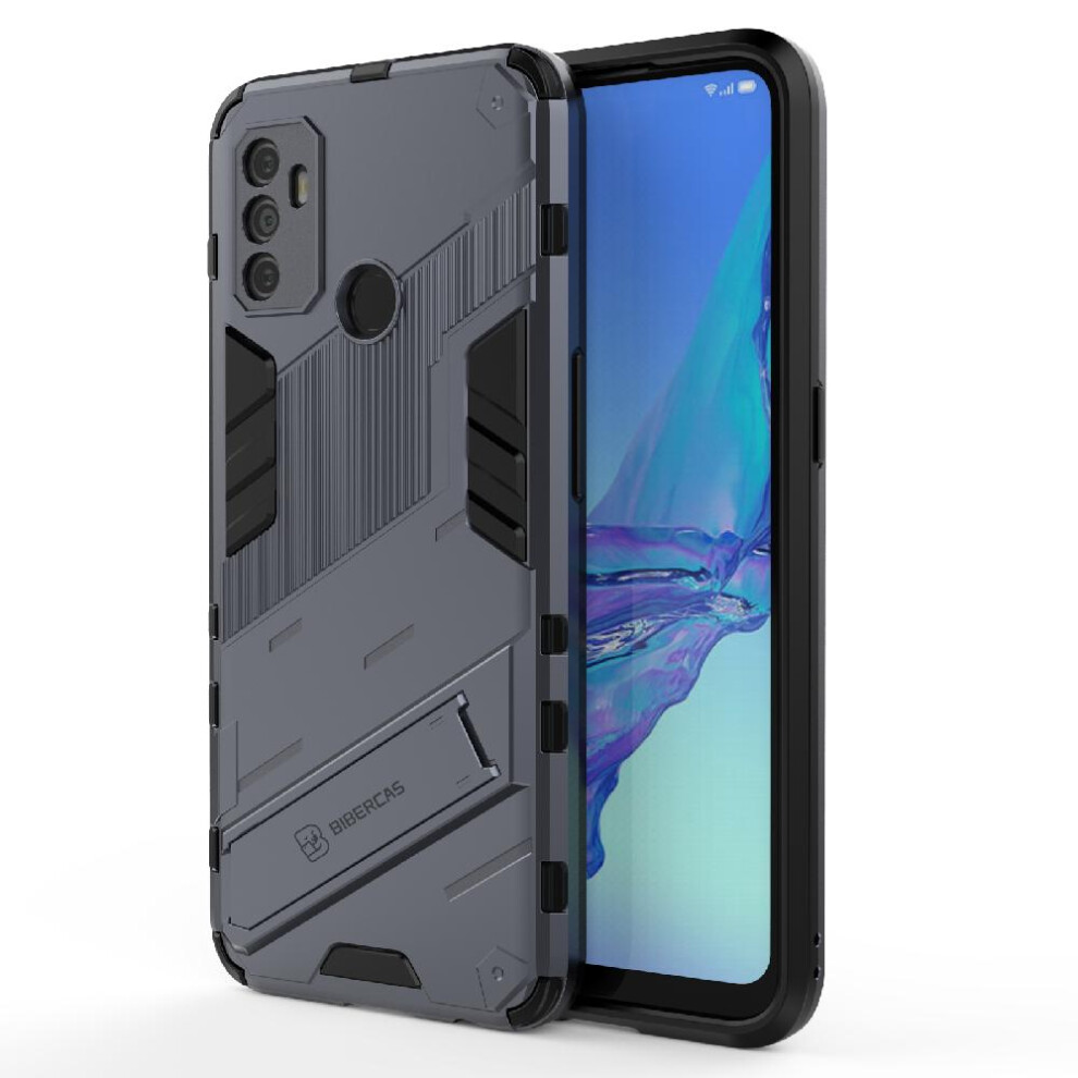 ( ) Case For Oppo A53 4G Rugged Military Protective Cover Kickstand Gray 764762678067