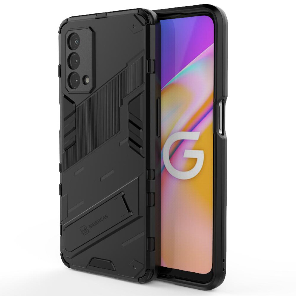 (Black) Case For Oppo A93 5G Rugged Military Protective Cover Kickstand Black 764762678081
