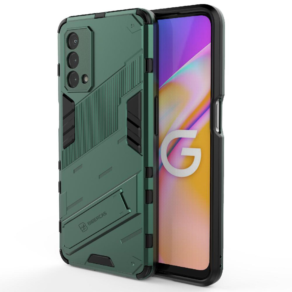 (Green) Case For Oppo A93 5G Rugged Military Protective Cover Kickstand Green 764762678111