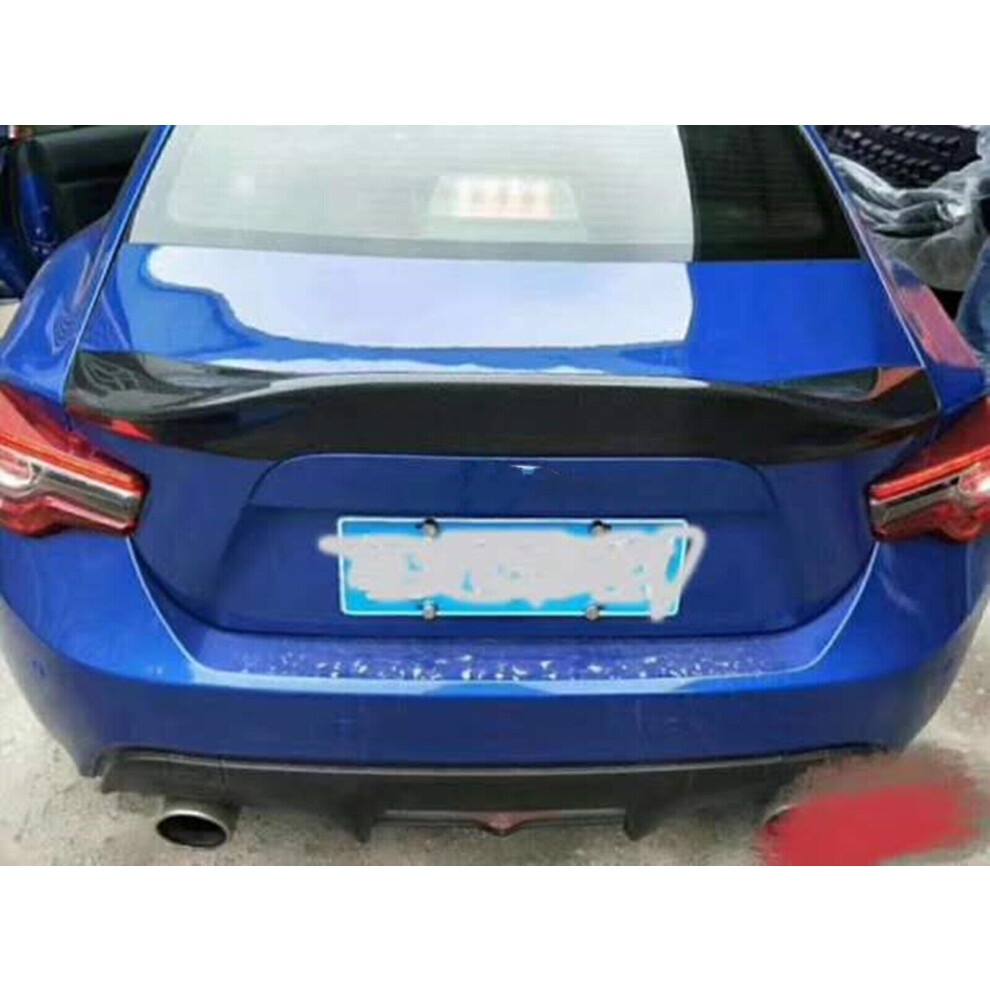 Rear Trunk Spoiler Wing Lip For Toyota Gt86 Subaru Brz Frs Carbon Fiber Black 8806564847820