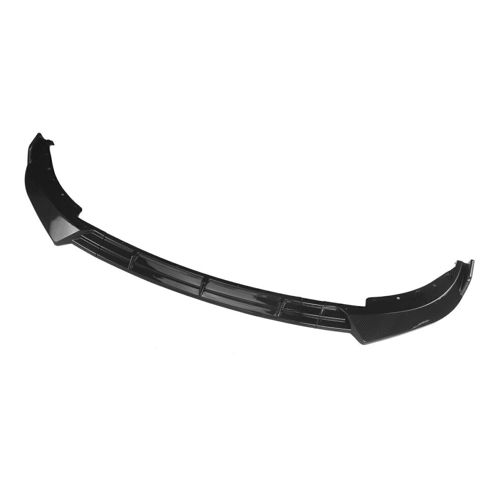 Carbon Fiber Front Bumper Spoiler Lip For 19-21 Bmw 3-Series G20/G21 Sport-Line Black 8806564846199