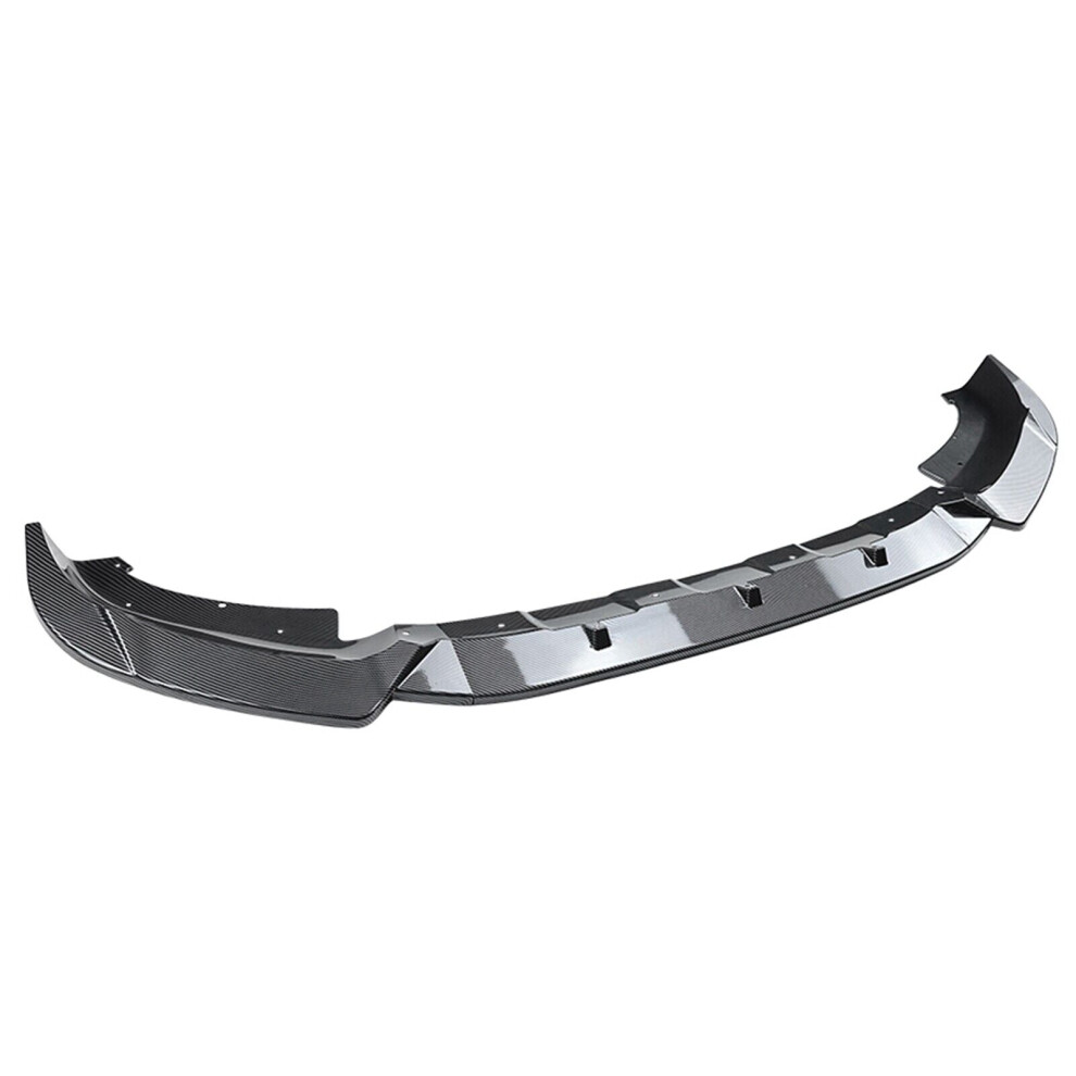 Front Bumper Spoiler Lip For Bmw X3 X4 G01 G02 06.2018-2021 Carbon Fiber Look 8806564845611