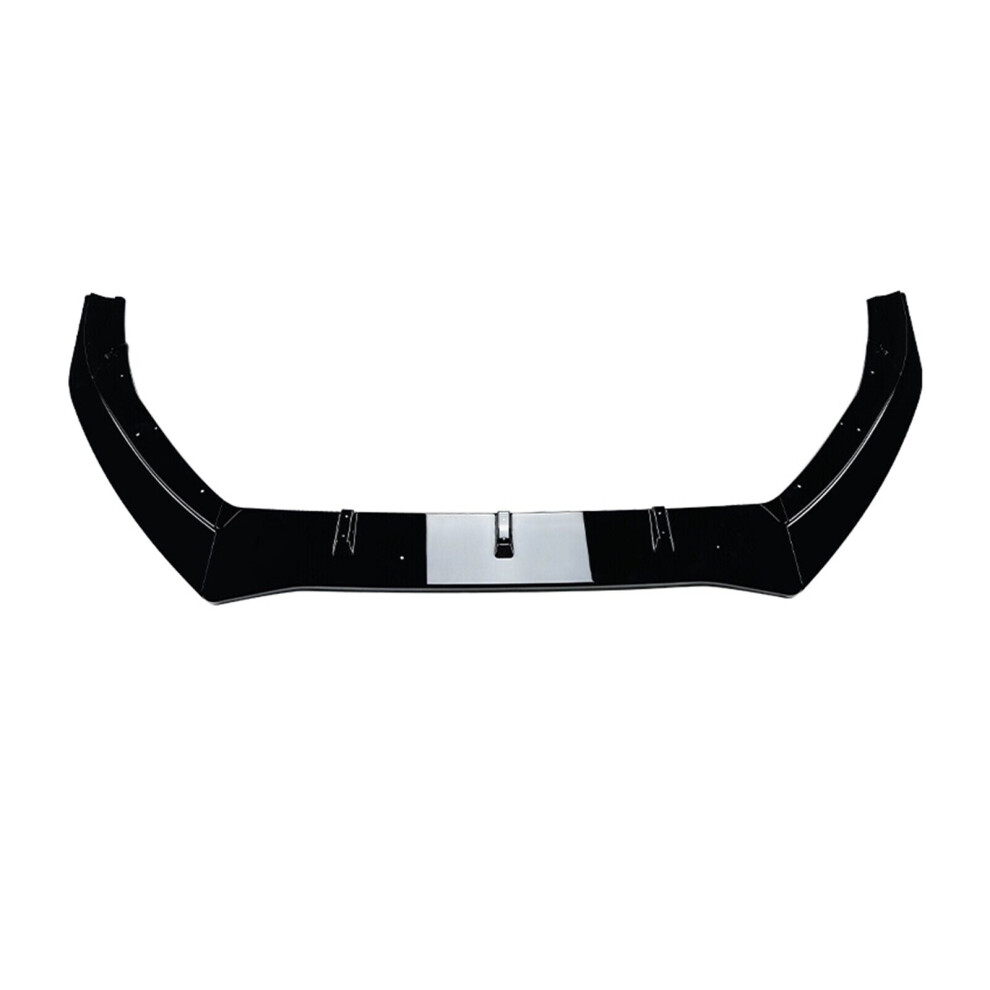 3Pcs Front Bumper Spoiler Lip Kit For Ford Focus Rs Mk3 2015-2018 Glossy Black 8806564846885