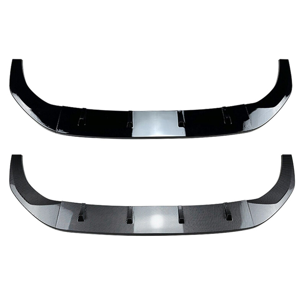 Car Front Bumper Spoiler Lip For Volkswagen Golf 8 Mk8 Gti Rline 2020-23 Carbon Fiber 8806564847653
