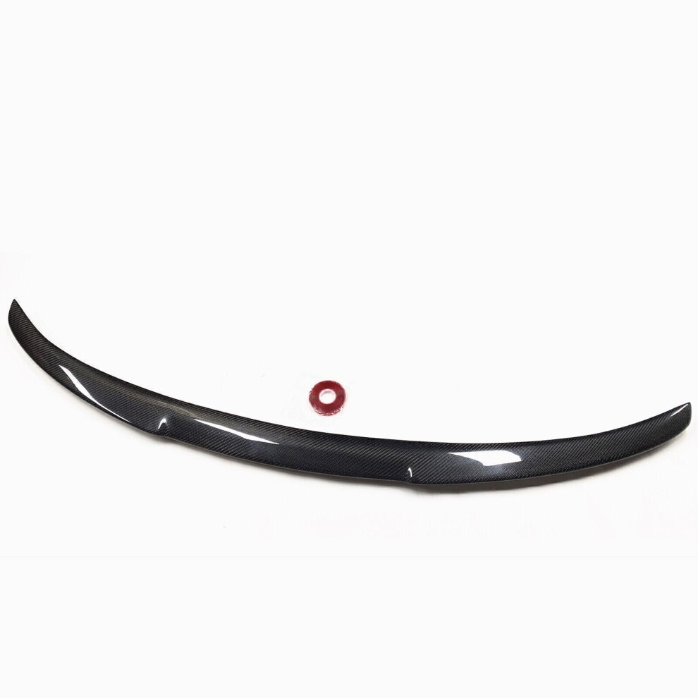 Rear Trunk Spoiler Wing Lip For Infiniti Q70 2014-2019 Real Carbon Fiber Black 8806564849565