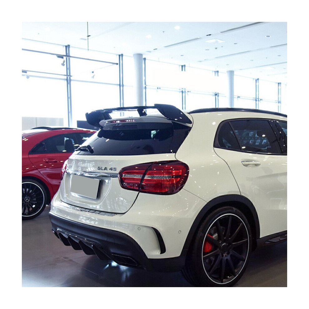Car Rear Spoiler Wing Kit For Benz Gla Class X156 Gla180 Gla200 Gla260 Amg Black 8806564853180