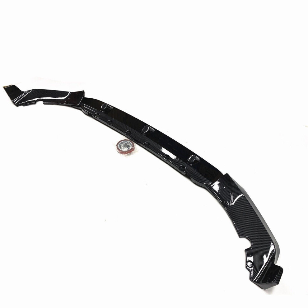 3Pcs Front Bumper Spoiler Lip For Bmw G07 X7 M-Sport 2019-2022 Carbon Fiber Look 8806564853401