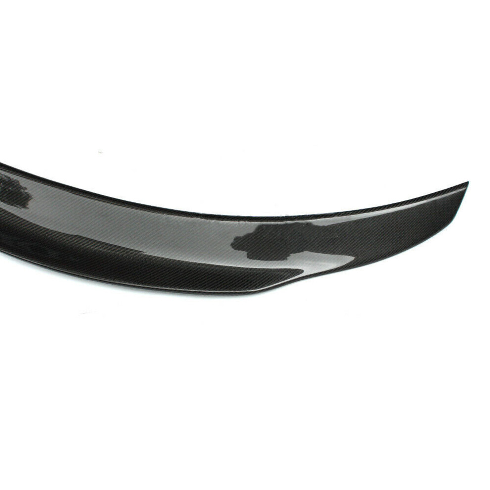 1X Rear Trunk Spoiler Wing Lip For Benz W205 C63 Psm Style 4Door 2015-2021 Black 8806564854620