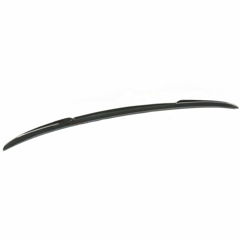 P Style Rear Trunk Spoiler Lip For Bmw 5 Series G30 & F90 M5 Sedan 2017+ Black 8806564854866