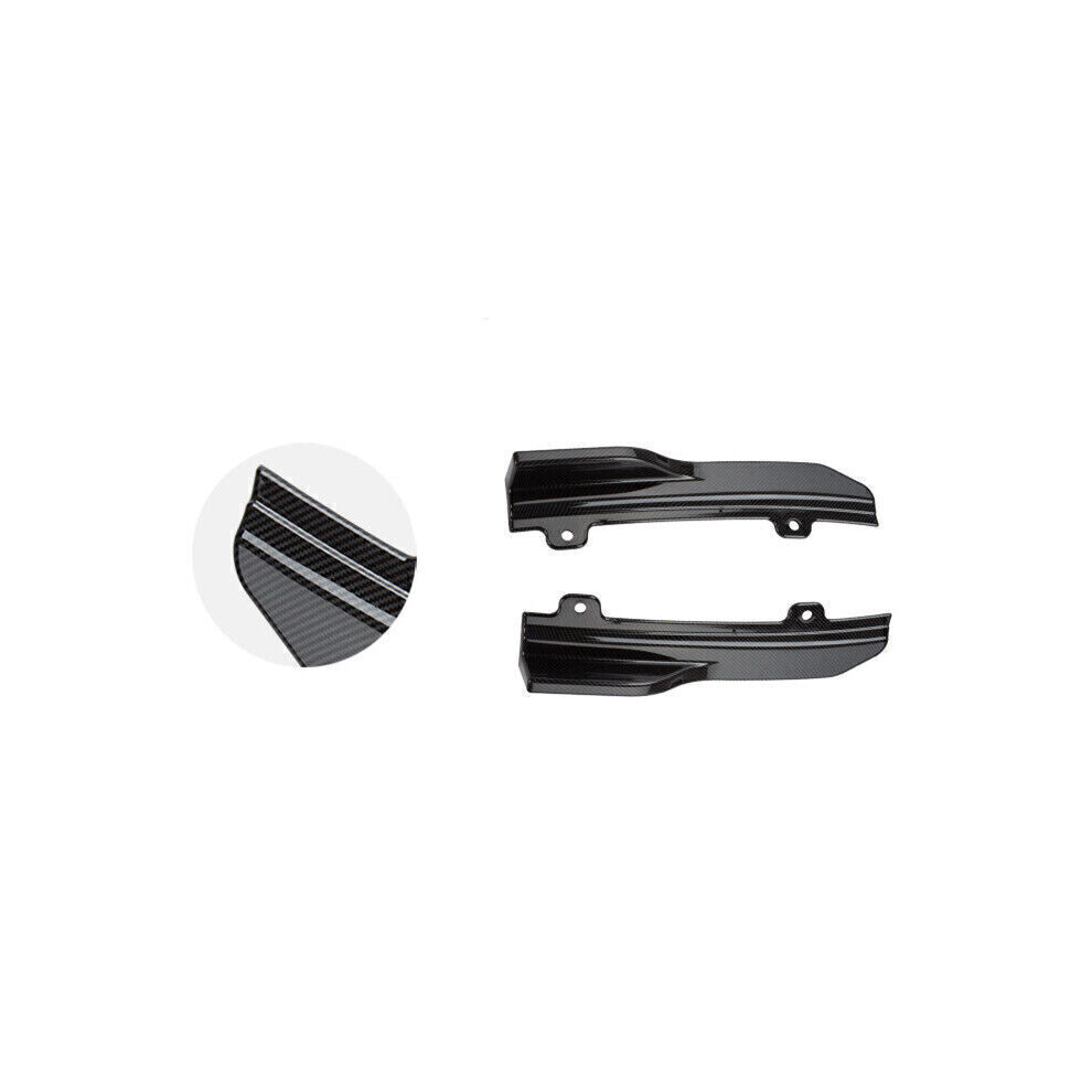 6Pcs Carbon Fiber Front Spoiler Rear Diffuser Side Cover For Honda Accord 2018 8806564855252