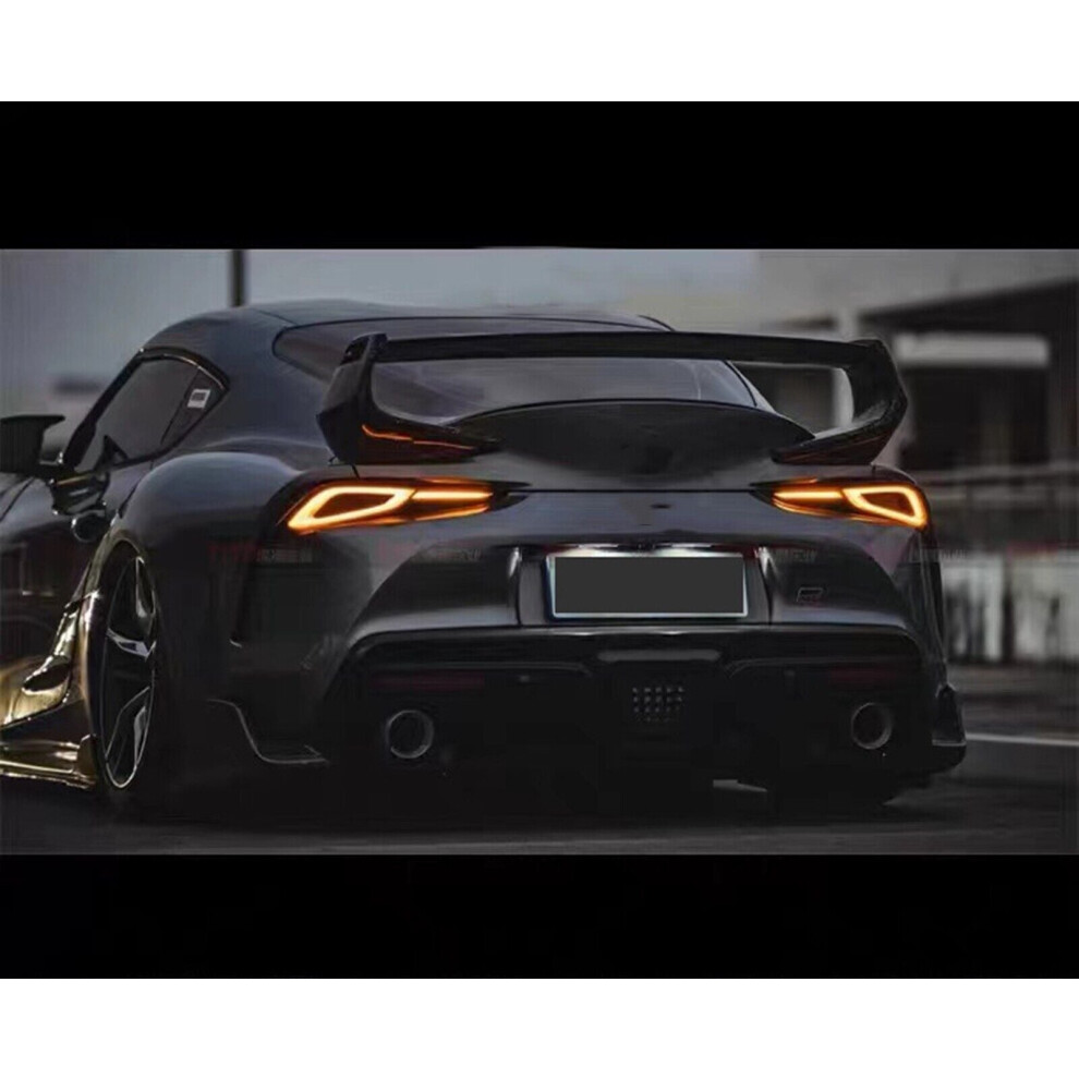 Car Rear Trunk Spoiler Roof Wing For Toyota Supra Gr A90 A91 Mk5 2020-2023 Matte 8806564856365