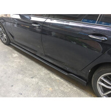 2.2M Lower Side Skirt Extension Lip Body Kit Fit For Universal Car Carbon Fiber