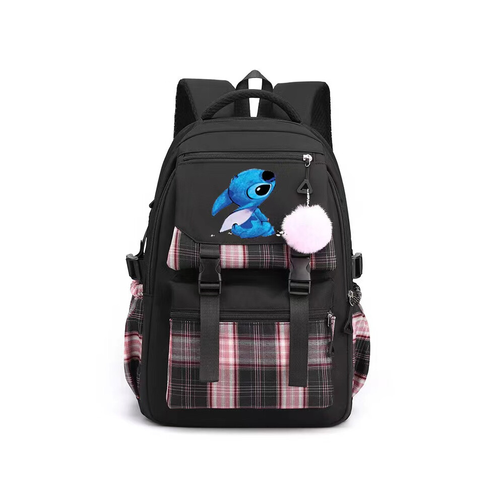 Flemye (A5) New Kids Lilo Stitch Backpack Rucksack Student Handbag Laptop Travel Bag Gifts