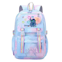 (A2) NEW Kids Lilo Stitch Backpack Rucksack Student Handbag Laptop Travel Bag Gifts