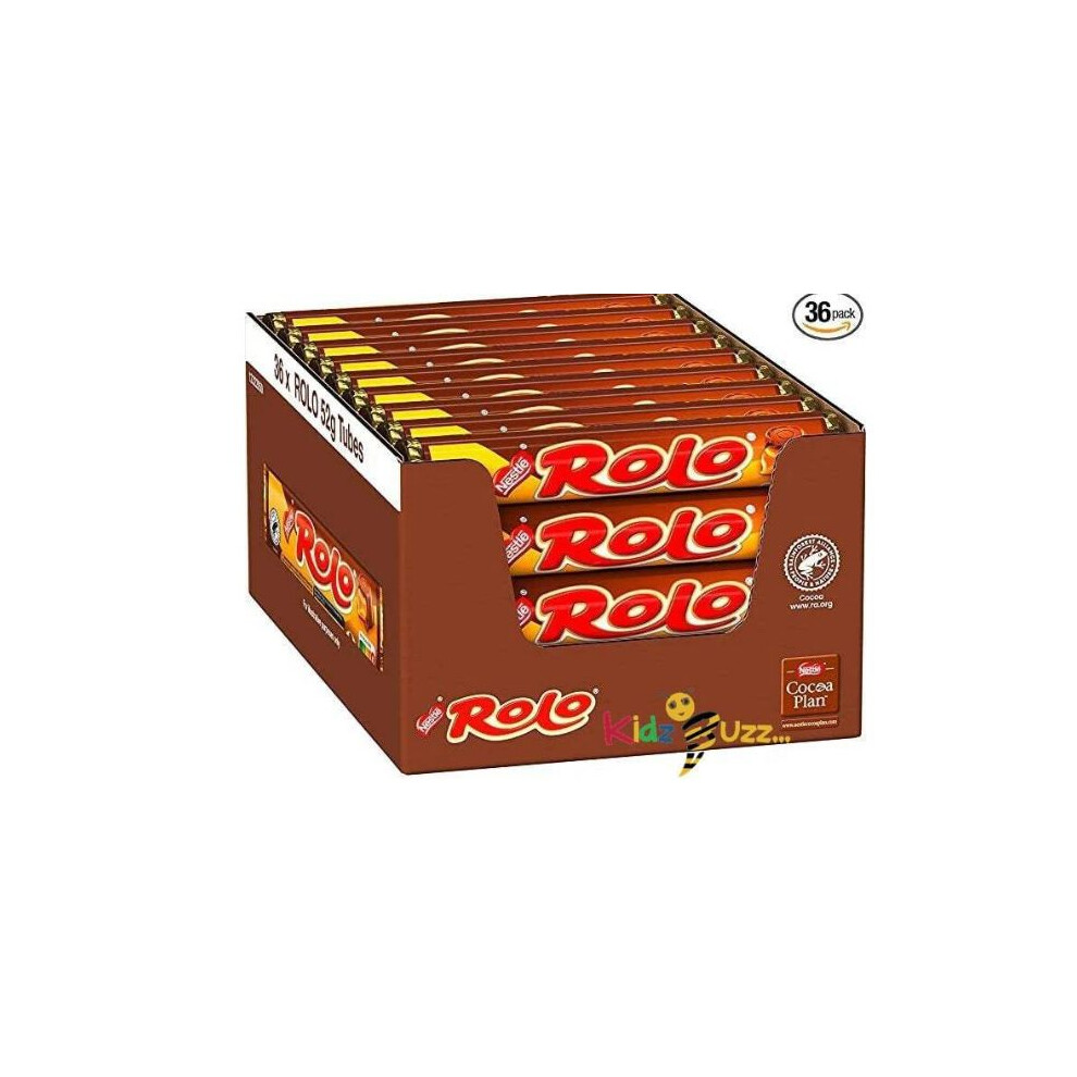 Rolo Milk Chocolate with Caramel Centre Sweets - 36 Rolls