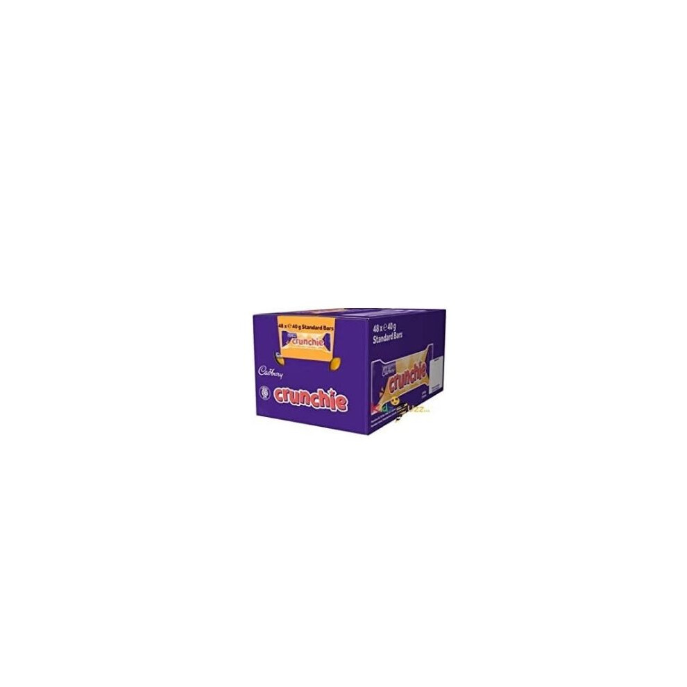 Cadbury Crunchie Chocolate Bar 40g each (pack of 24)