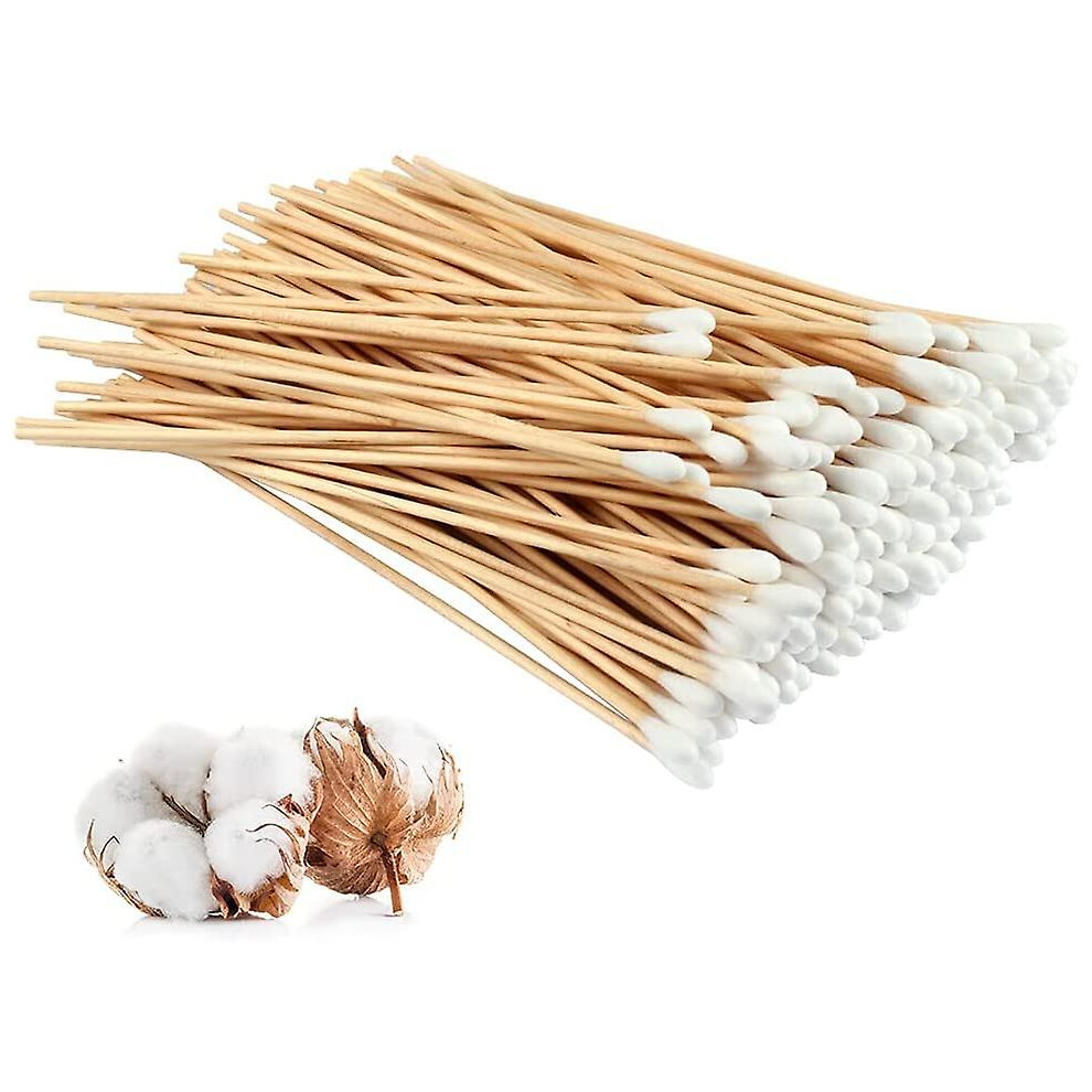 Cotton Swabs 300 Pcs Single Head Wood Cotton Swabs Cotton Swabs With Wooden