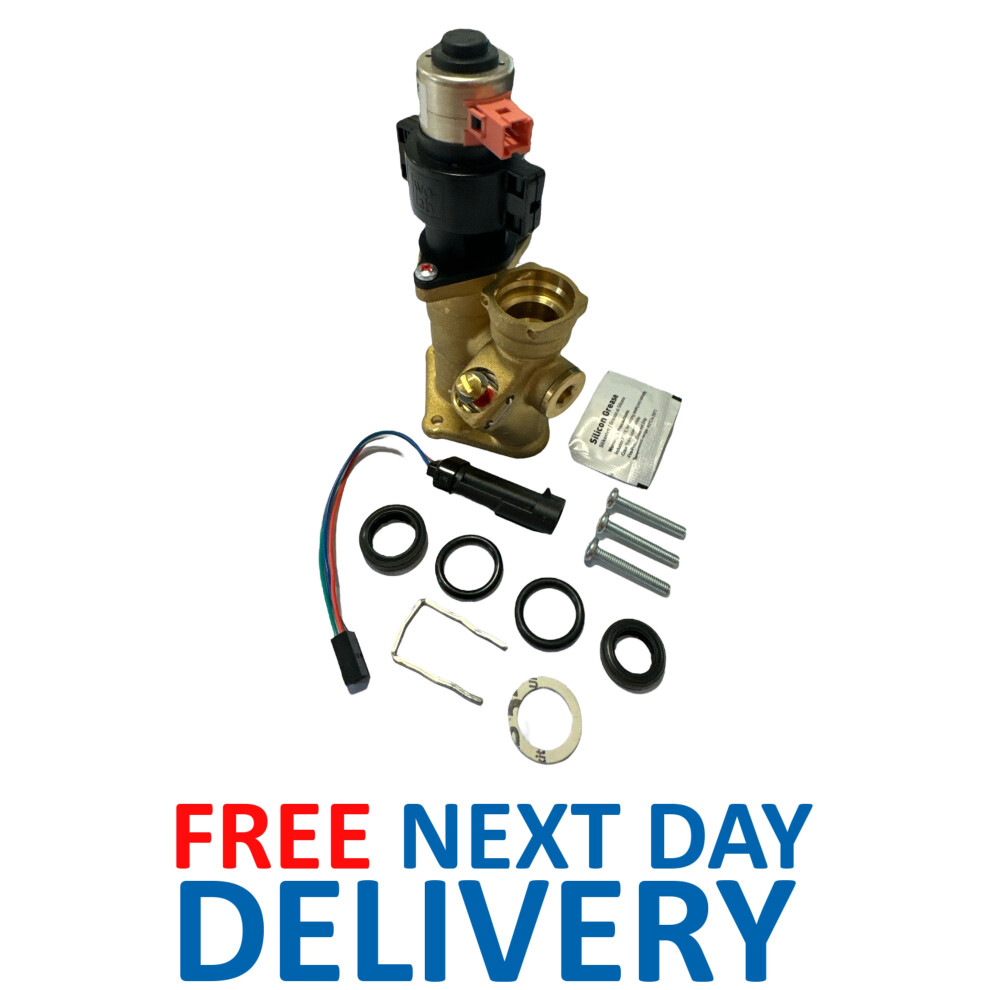 Vaillant Ecotec Plus 824 831 837 937 Pro 24 28 Compatible Brass Diverter Valve With Adaptor 0020132682 (178978) - Hanicks 7625868044374