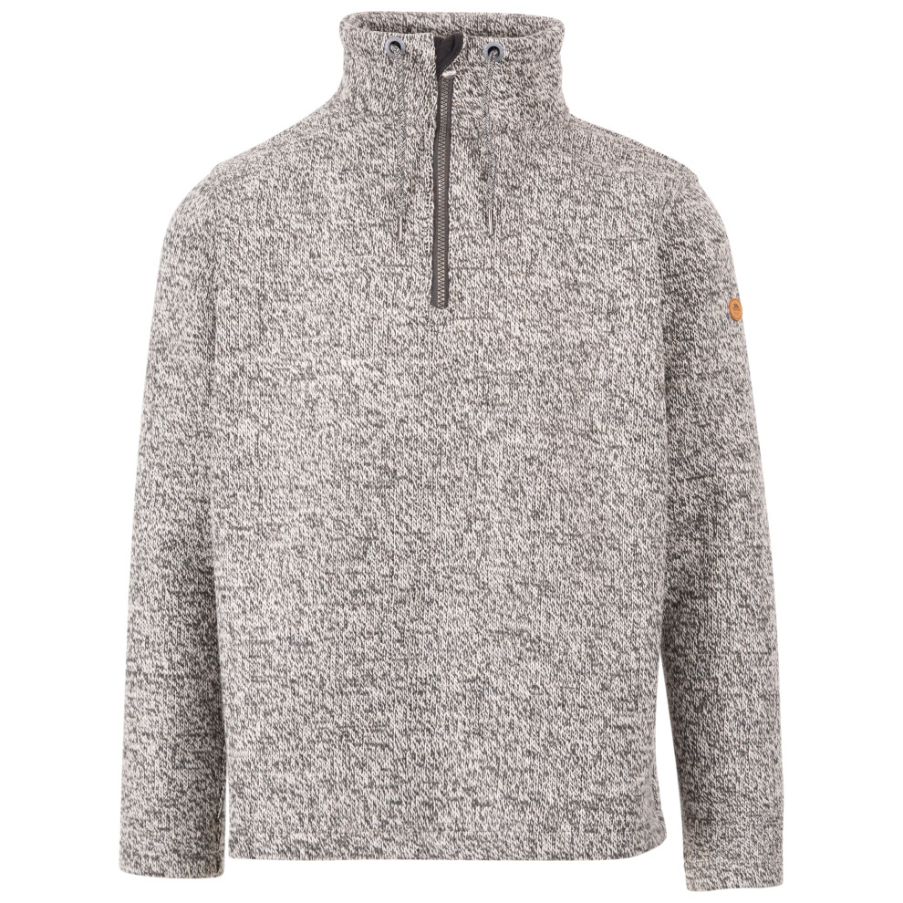 (XL, Grey) Trespass Men 1/2 Zip Micro Fleece Paythorne