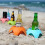 5Pcs Portable Beach Cup Holder Camping Shelf 2