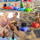 5Pcs Portable Beach Cup Holder Camping Shelf 5