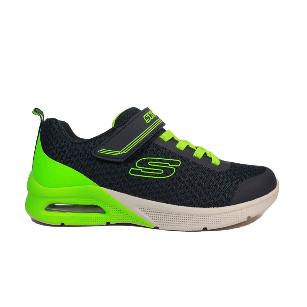 (12 (Children's)) Microspec Max - Gorvix | Navy/Lime | Childrens Trainers