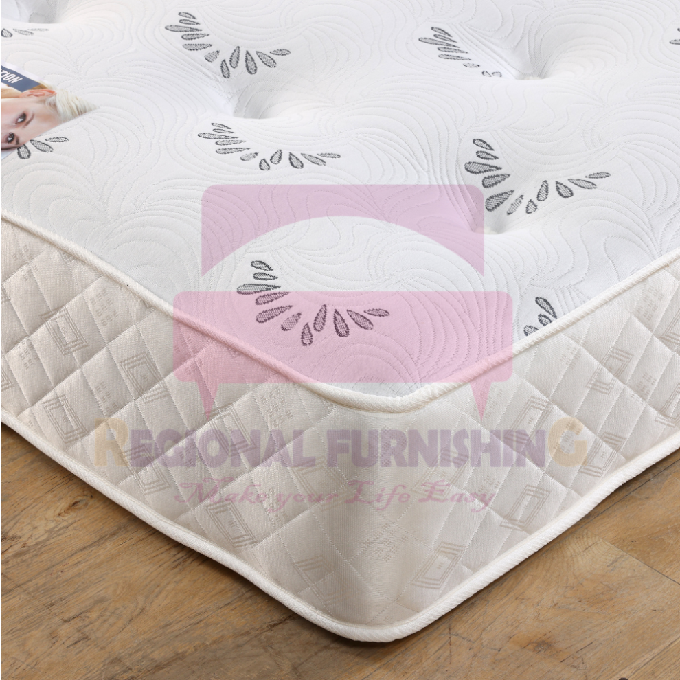 (SuperKing-6ft) 10"LUXURY SPRING ROLLED UP MEMORY FOAM MATTRESS 3ft/4ft6/5ft/6ft