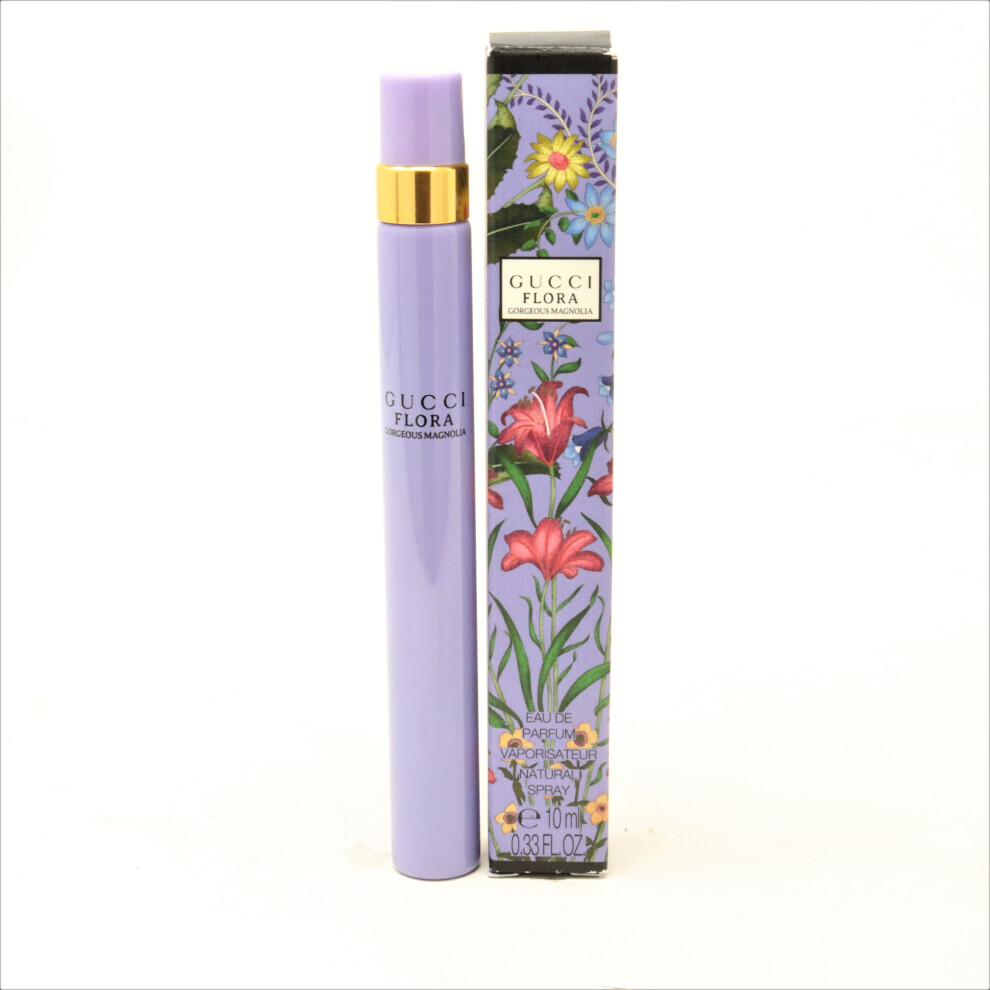 Flora Gorgeous Magnolia by Gucci Eau De Parfum 0.33oz/10ml Spray New With Box
