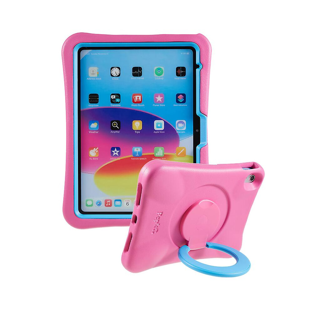 (Rose ) Pepkoo For Ipad 10.9 (2022) Shockproof Tablet Case 360-Degree Rotatable Pc Kickstand Eva Protective Cover Blue 9158807284435