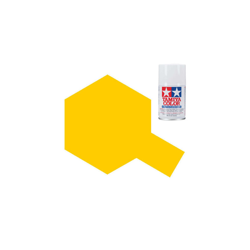 TAMIYA PS-42 Translucent Yellow Polycarbonate Spray Paint 100ml RC Car Body