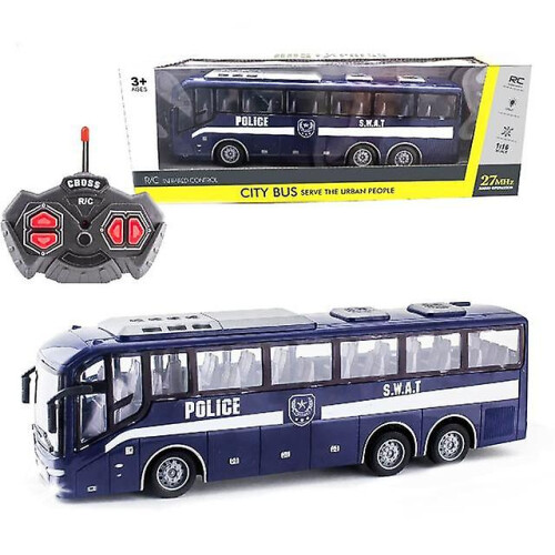 (Police bus) 1:16 Radio remote control bus 4ch racing model rc car 27 ...