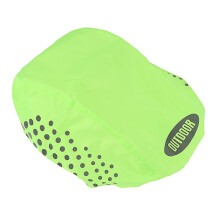 (Green) Reflective Bike Helmet Cover Waterproof Windproof Bicycle Helmet Rain Cover