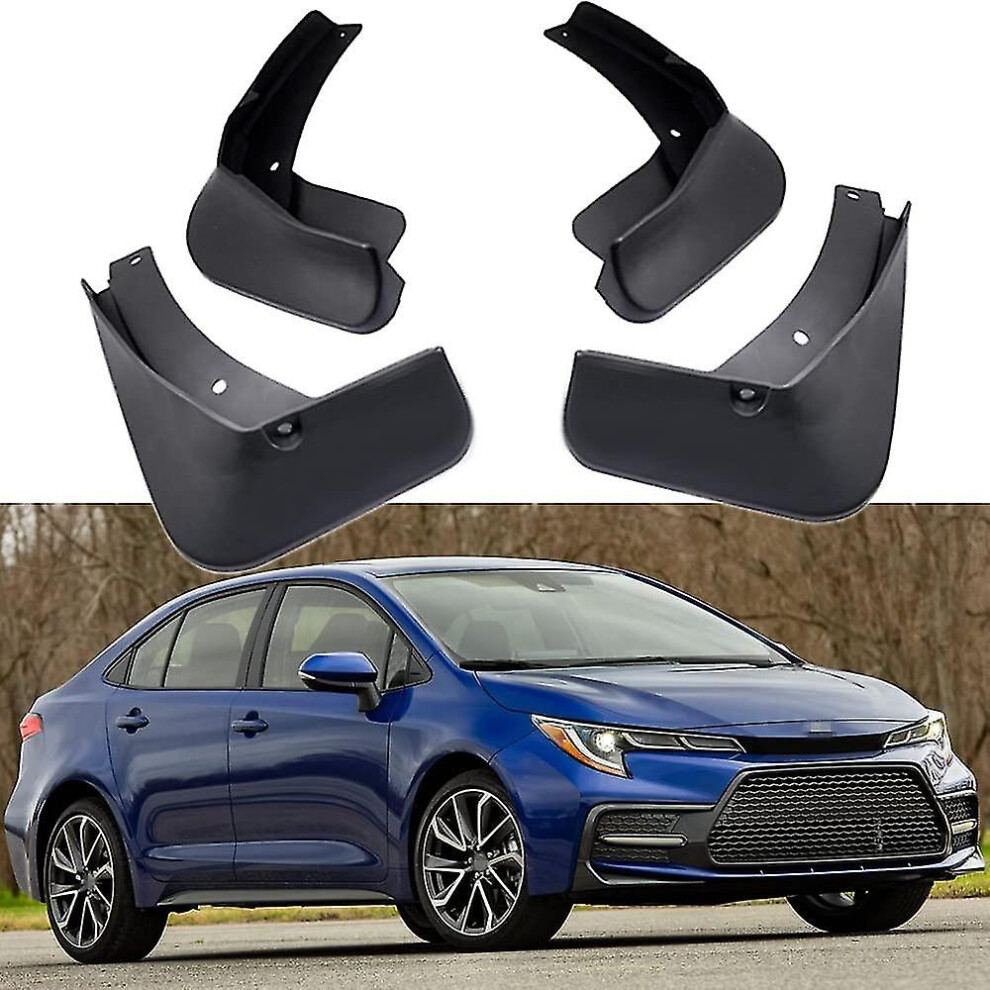 Exquisite Car Mud Flaps Splash Guards Fender Mudguard Compatible With Toyota Corolla Sedan 2020 2021 2022 2023 Black 9158807314972