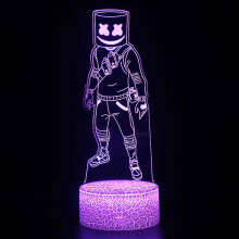 Kids Gift Fortnite Night Light Touch Sensor Bedroom 3d Illusion Night Light Led Anime Lamp Colorful Remote Control Night Light Home Gadgets