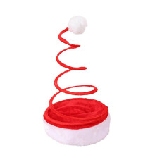 Christmas Santa Hats Decorative Spiral Spring Funny Xmas Headdress Party Hats Favors Photo Props