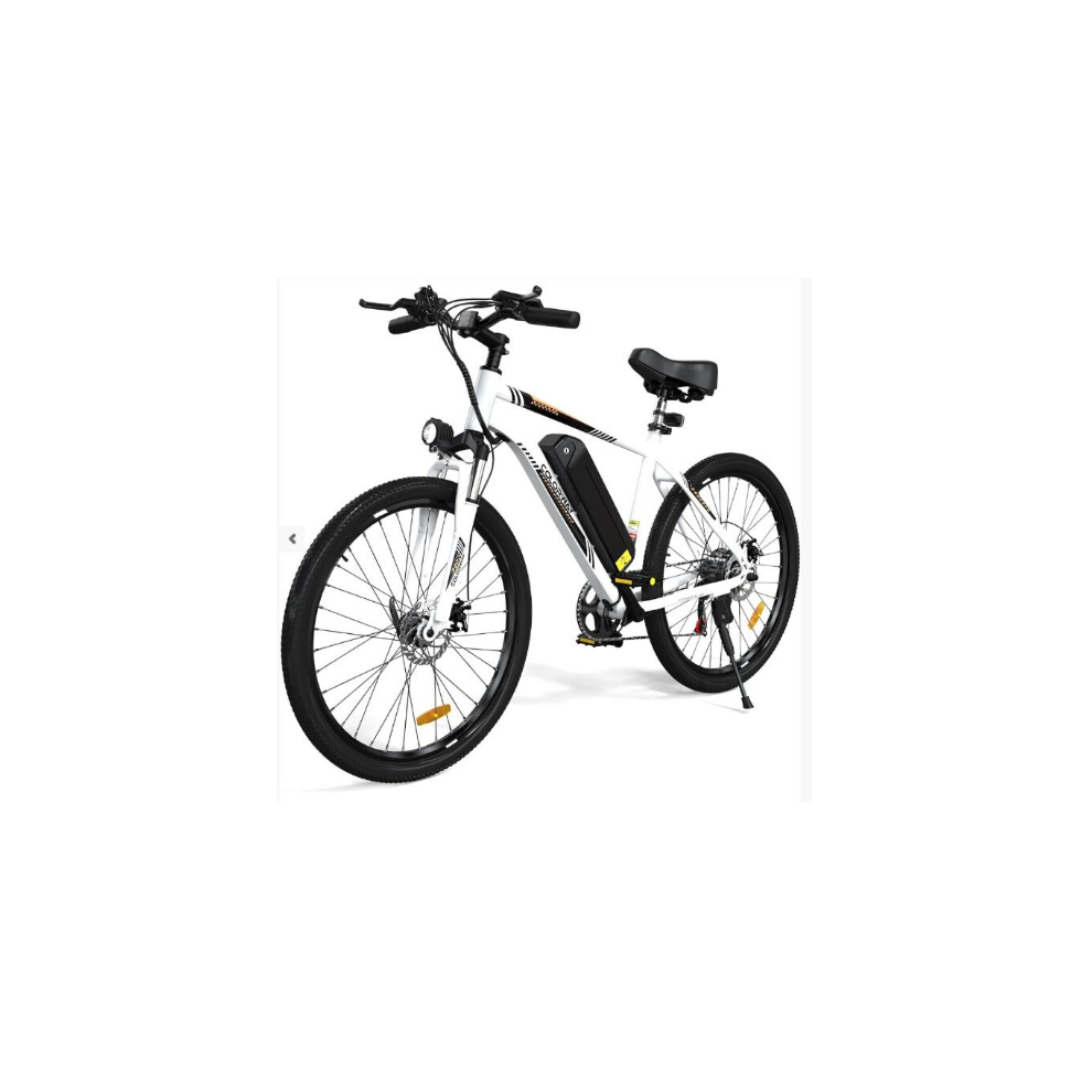 Colorway Electric Bike,bk15,26" Ebikes, up 90KM Hybrid Bike Citybike MT Bicycle(White)