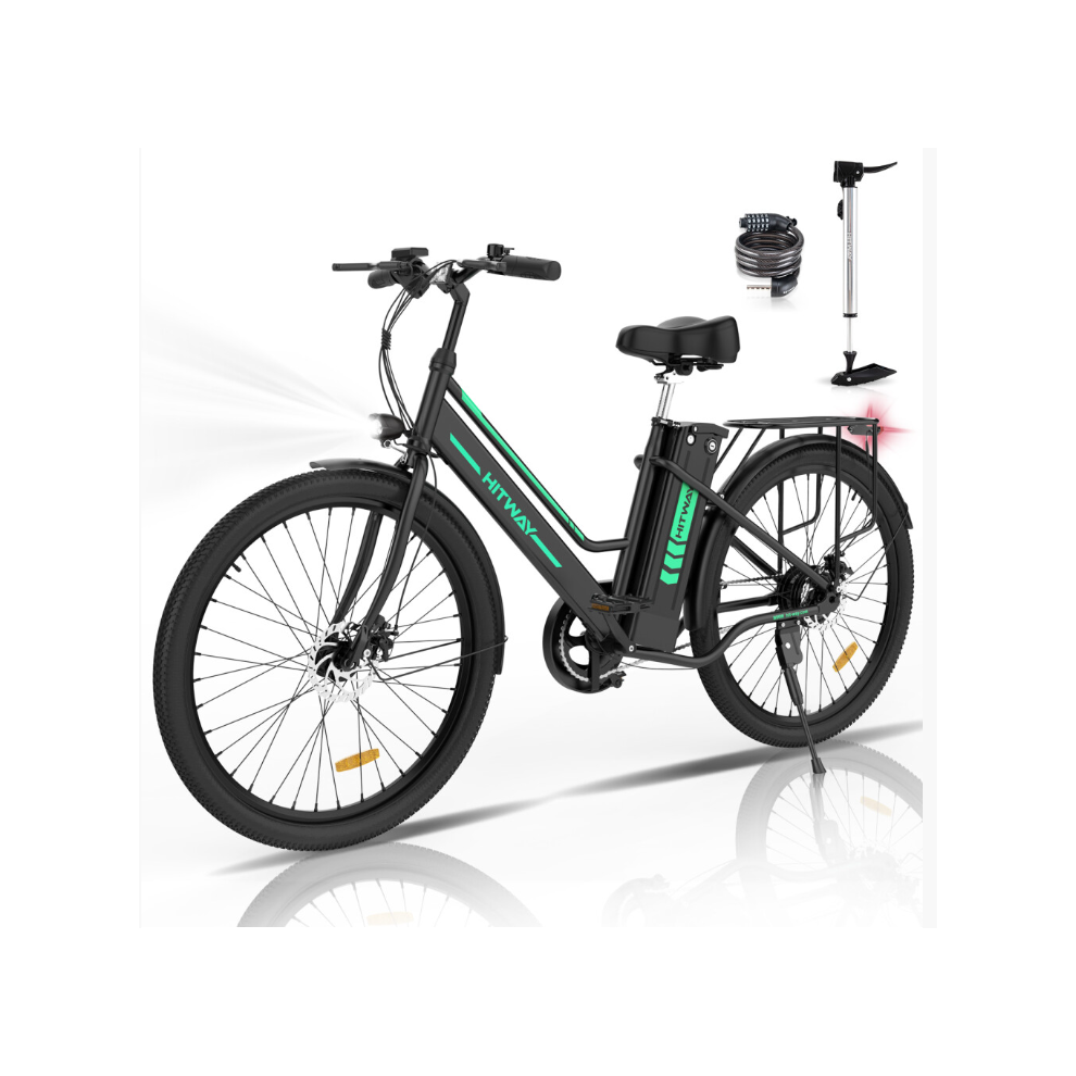 HITWAY Electric Bike Bk8s 26 Inch for Adults(Black)