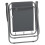 URBN Living (2, Grey) Garden Patio Metal Folding Spring Deck Chairs 5