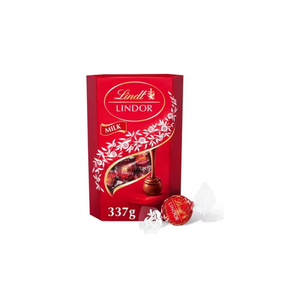 Lindt Lindor Milk Chocolate Truffles Carton 337G