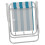 URBN Living (2, White & Blue Stripe) Garden Patio Metal Folding Spring Deck Chairs 6