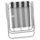 URBN Living (4, Black & White Stripe) Garden Patio Metal Folding Spring Deck Chairs 6