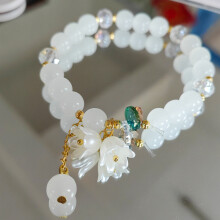 White Lily of the Valley Bracelet Trinket flower bracelet