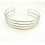 Silver open metal bracelet bracelet trinket 1