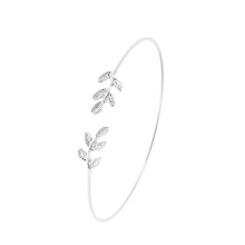 Silver temperament open metal bracelet bracelet trinket