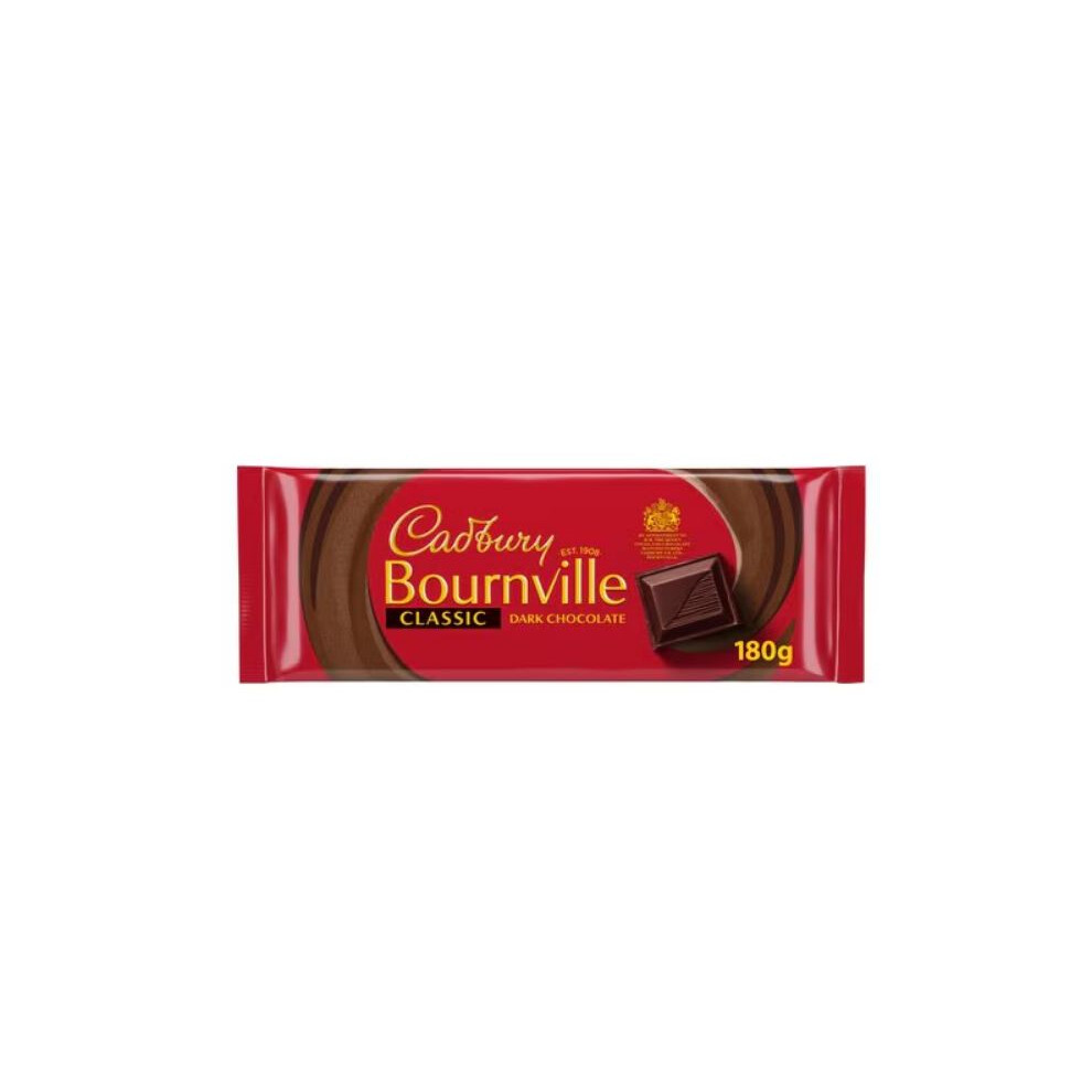 Cadbury Bournville Classic Dark Chocolate Bar 180g(pack of 3)